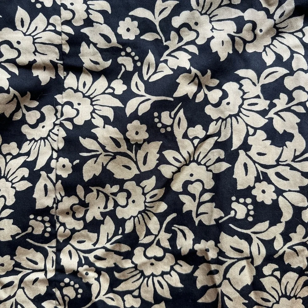 Ann Taylor tan and black 100% cotton sleeveless dress - Picture 9 of 9